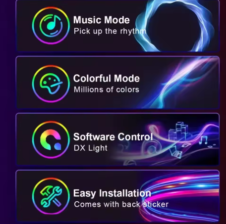 Luci da gioco USB RGB