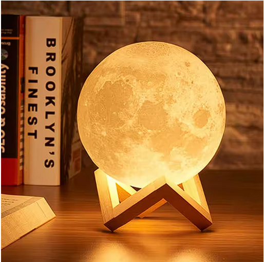 Luce da libro Luce lunare a LED Luce a forma di luna